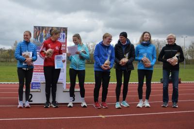 Gewinnerinnen Unterfränkische Meisterschaften Alterskalssen Kitzinger Zehner